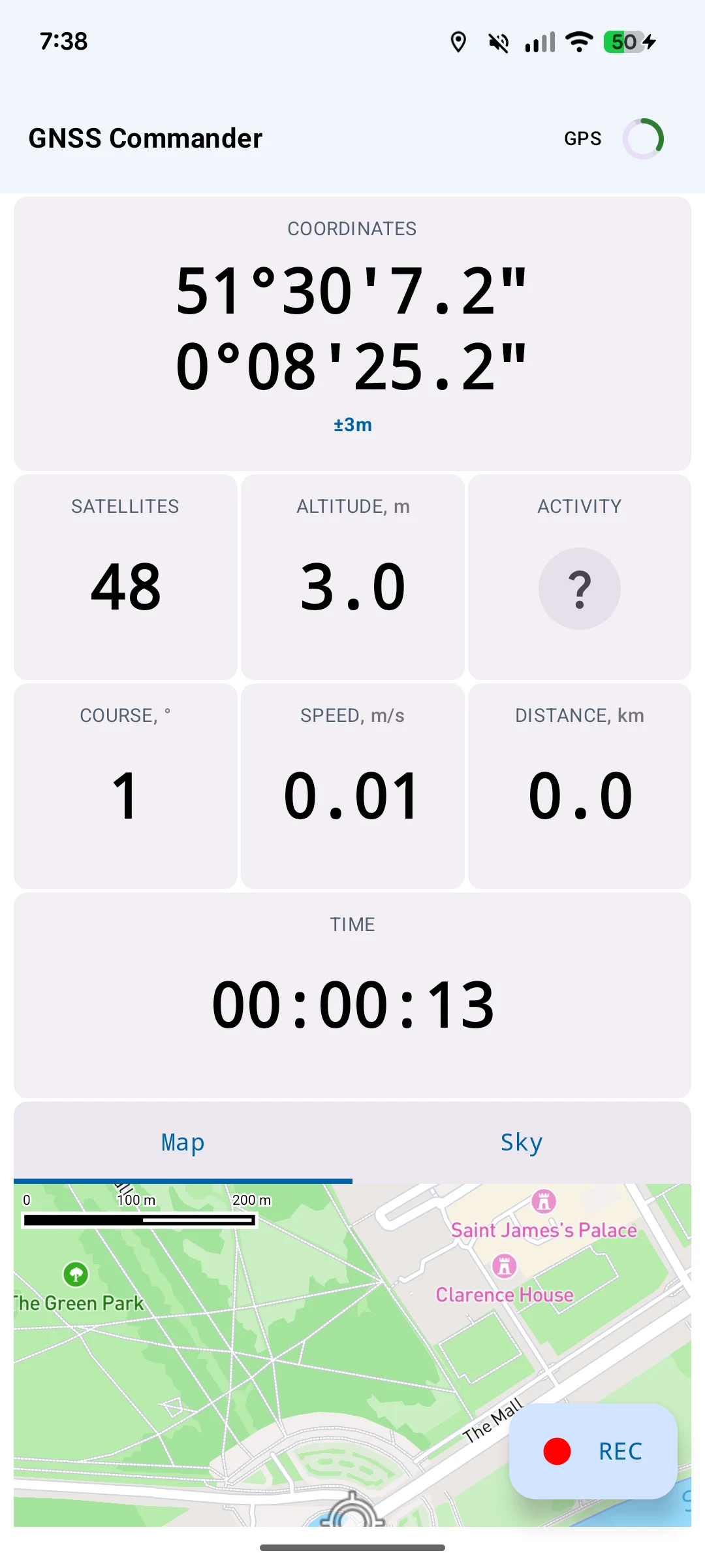 GNSS Commander screenshot