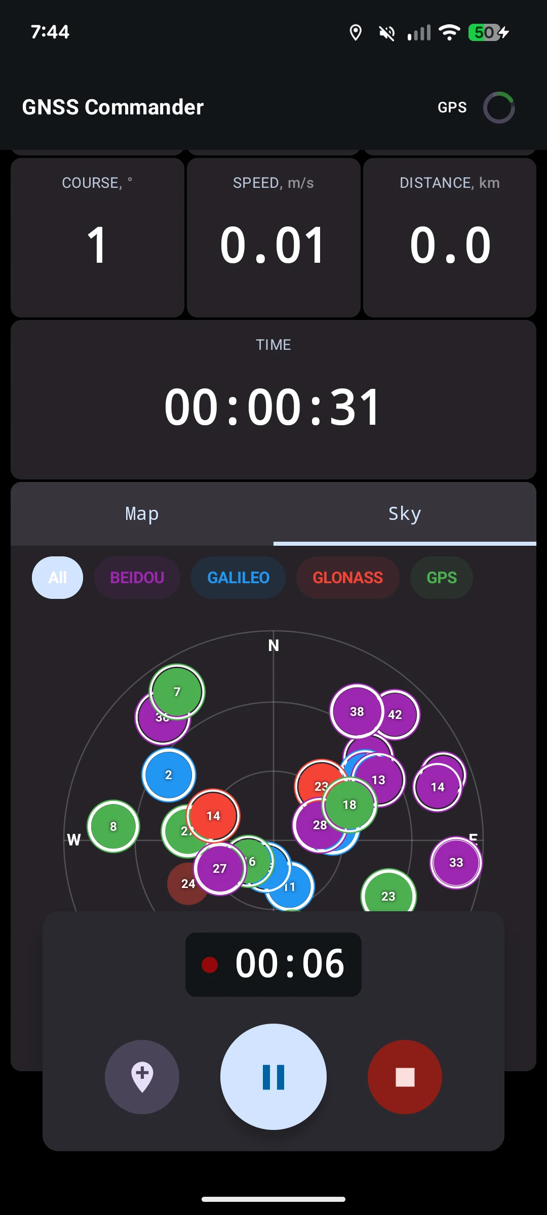GNSS Commander screenshot