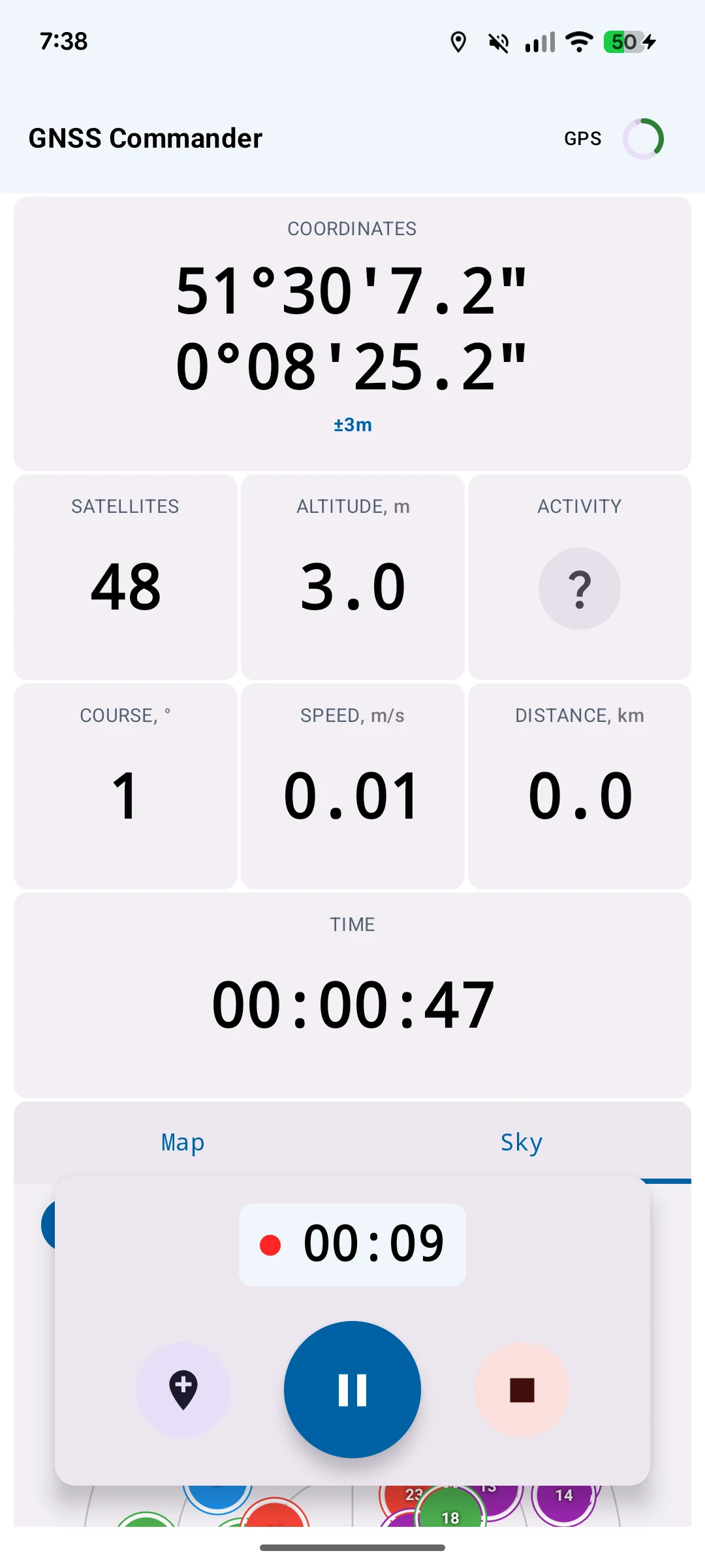 GNSS Commander screenshot