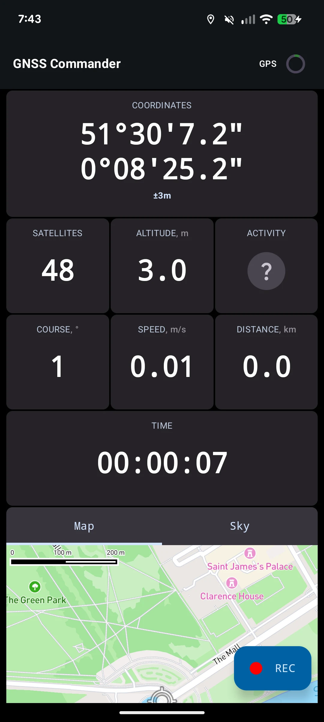 GNSS Commander screenshot