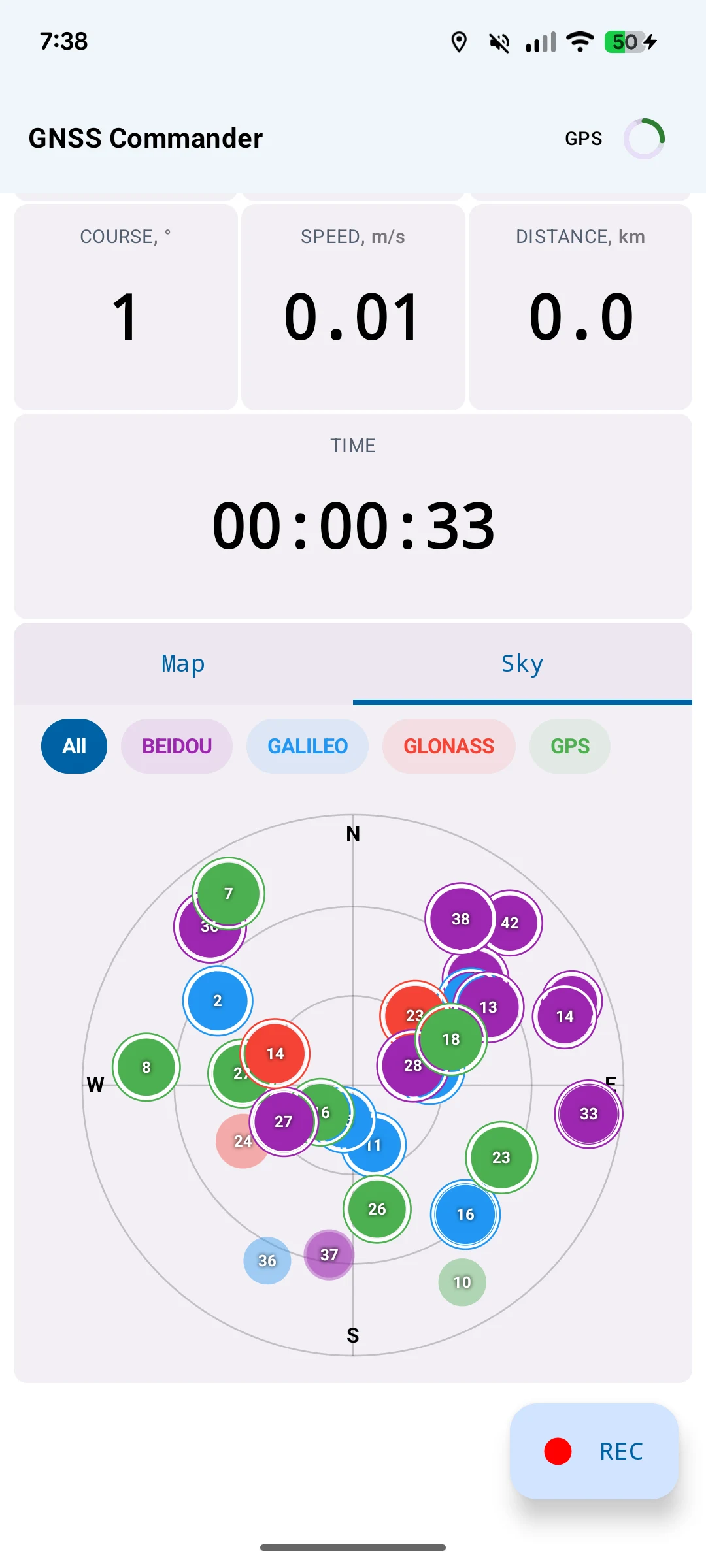 GNSS Commander screenshot